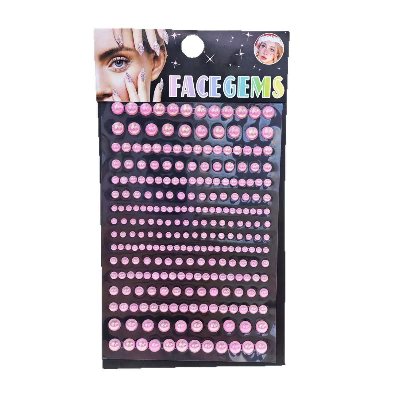 Face Pearl Rhinestone Stickers Self Adhesive Crystal Gems for Kids Stage Makeup Party DIY Decor view 5