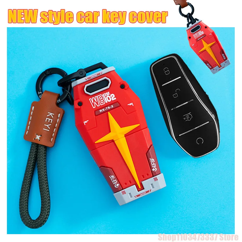 

For BYD Keyset Dolphin Song Plus Qin DMI Han EV Yuan Pro Tang Haiseal 06 Car Up Buckle GT Seagull L Mech style keycase