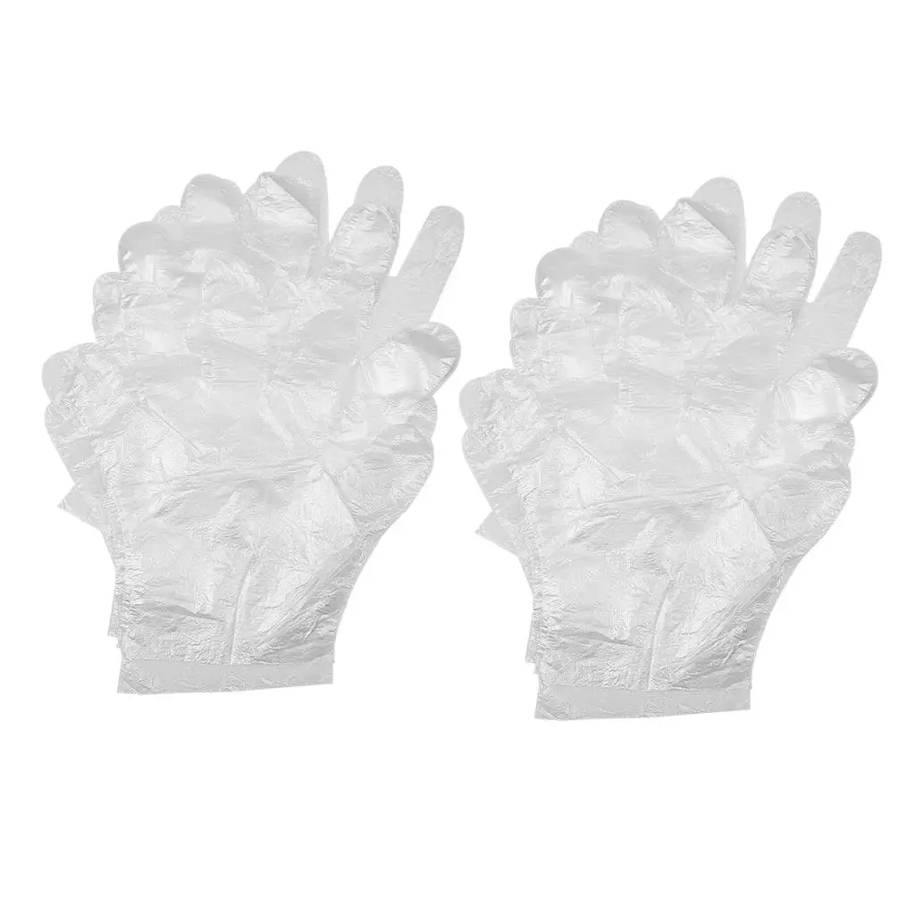 Soft Breathable Disposable Gloves Anti Corrosion Waterproof for Kitchen Cooking Cleaning Salon Hair Dye