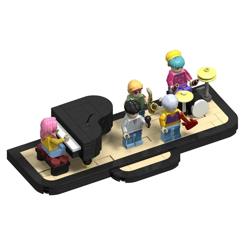 KPop Demon Hunters Building Blocks Figure Set Mini DIY Model Kit Table Decor Party Centerpiece For Teens Adults Halloween Gift