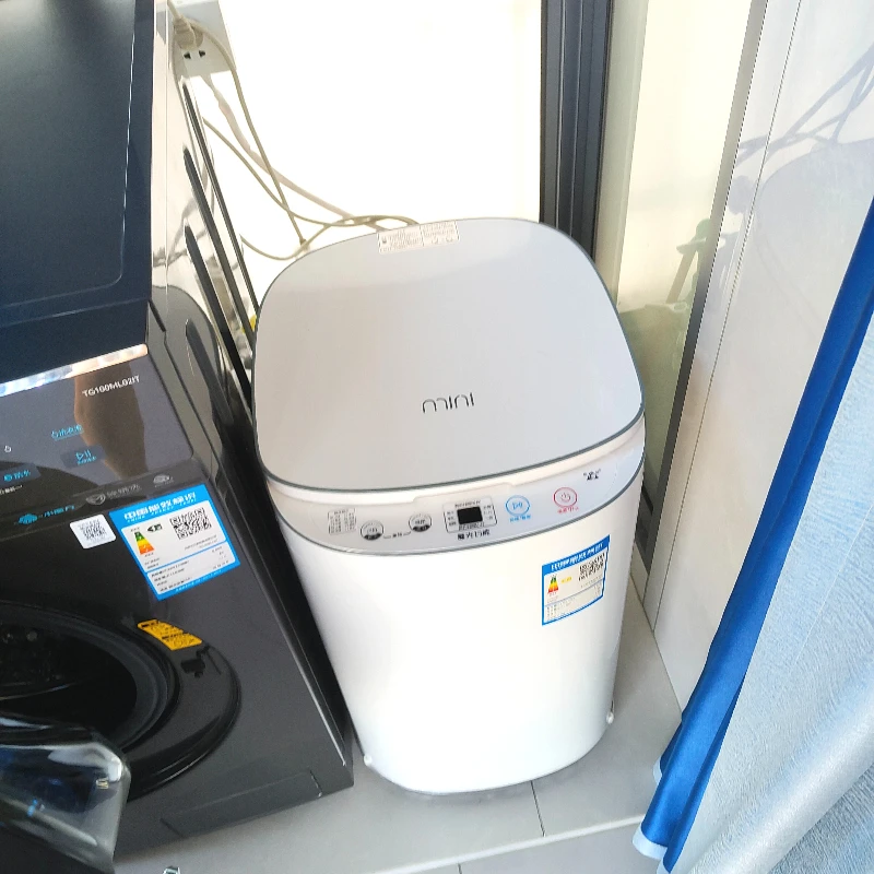 

Fully automatic baby washing machine washing, drying and drying 3.5 kg high temperature washing mini