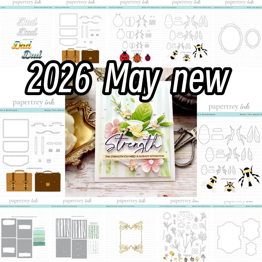 Ladybug & Bee & Flower &  Alphabet letter  Metal Cutting Frame Dice 2026 New Templates DIY Scrapbooking Paper Making Crafts Cuts