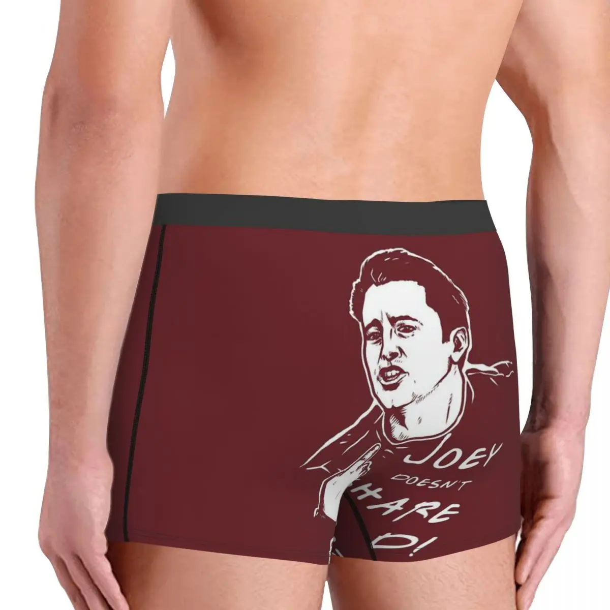 JOEY DOESN'T SHARE FOOD TV Show Men's Boxer Briefs,Highly Breathable Underwear,High Quality 3D Print Shorts Birthday Gifts