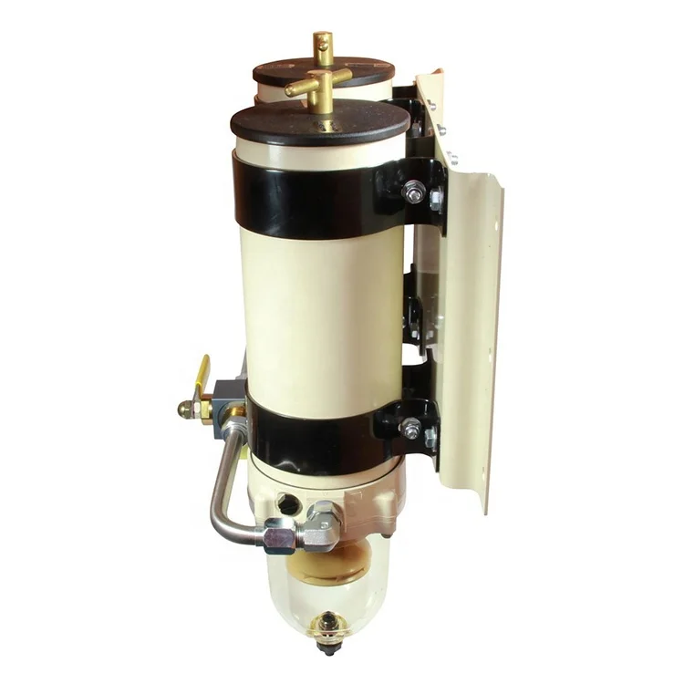 751000FHX 10 Micron Duplex Fuel Filter Mobile Diesel Turbine Fuel Water Separator Filter Assembly 751000FHX Series