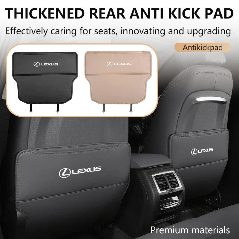 Кожаная защитная накладка на спинку сиденья автомобиля от грязи и царапин для Lexus RX 300 400 460 UX 200 NX LX LS GS 330 IS 250 300 GX