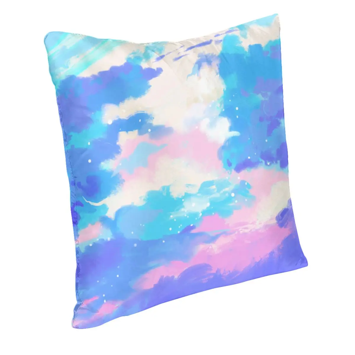 Galaxy Universe sarung bantal langit biru dekorasi sarung bantal poliester cetak sarung bantal sofa ritsleting kursi 45*45cm