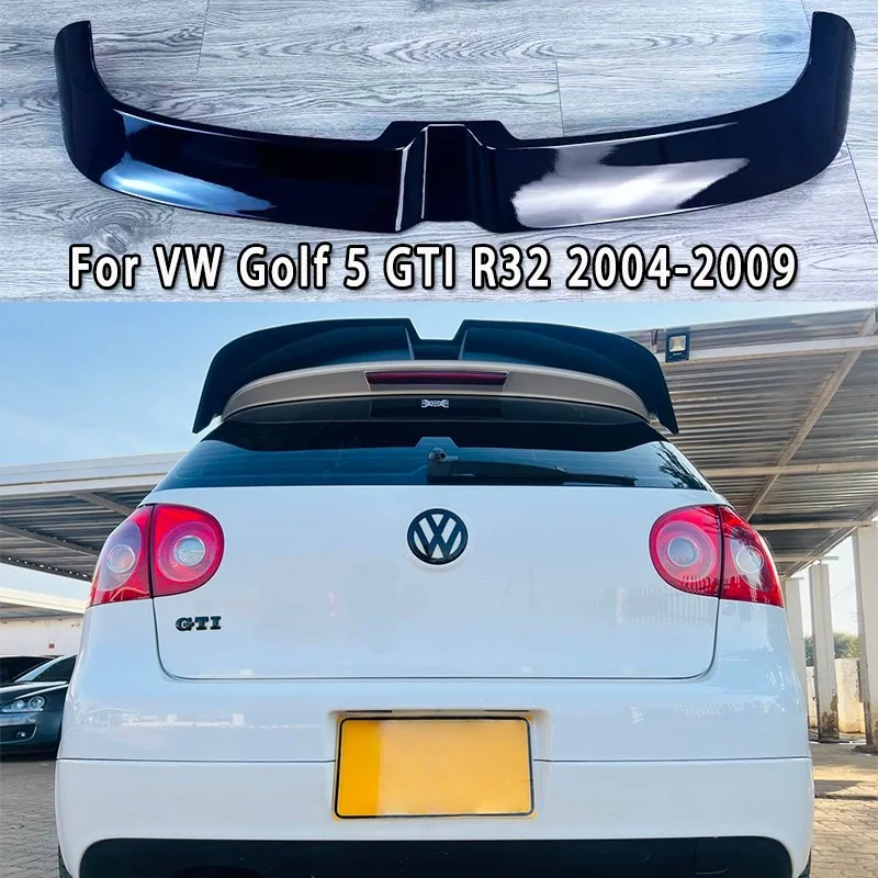 

Спойлер на крышу багажника автомобиля высшего качества в стиле Oettinger, крыло для VW Golf 5 V MK5 GTI R32 2004-2009, глянцевый черный задний спойлер