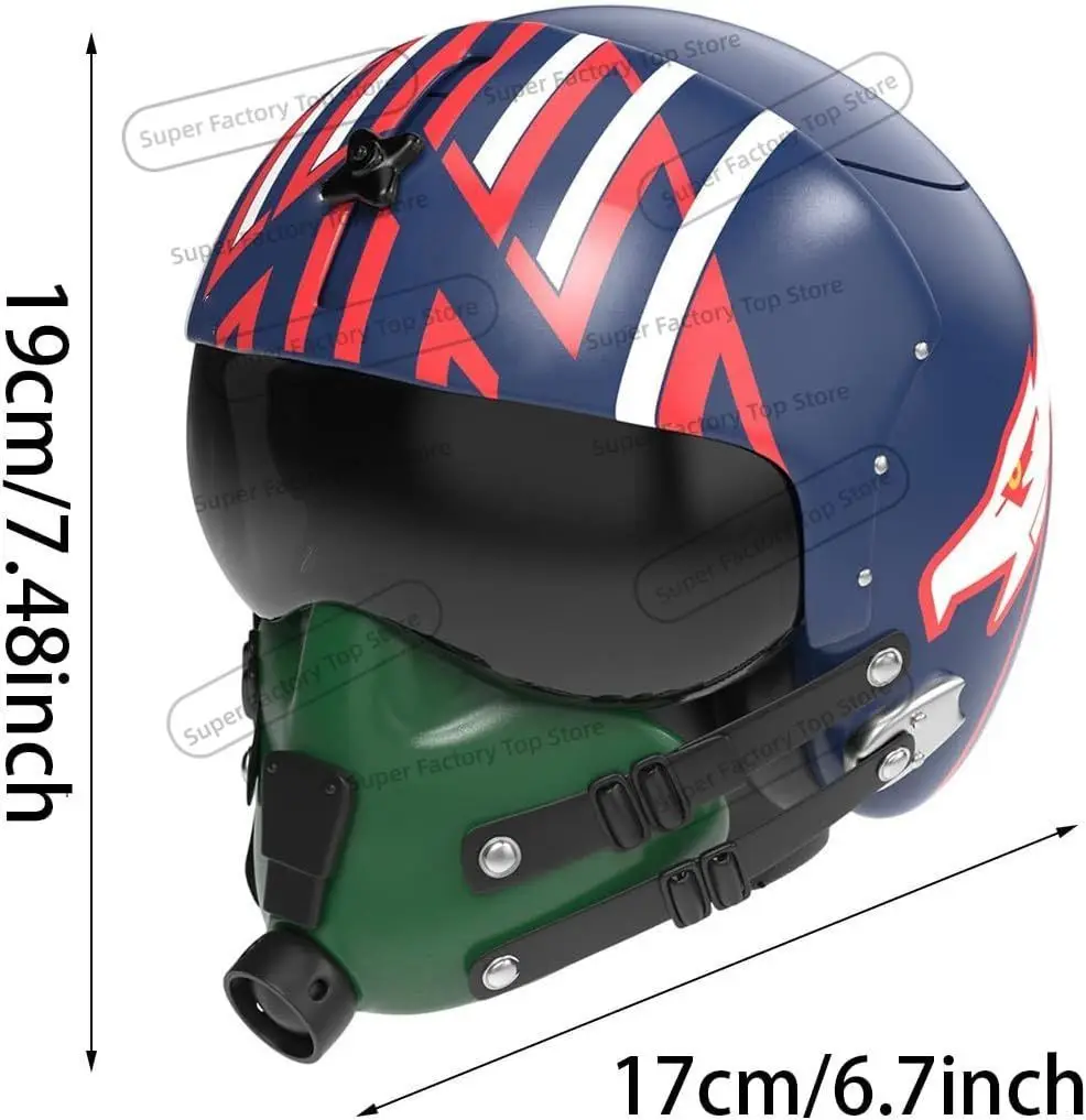 2026 New Maverick 40th Anniversary Pilot Helmet Popcorn Bucket - Goose & Maverick Collectible Reusable Snack Containers 1pc
