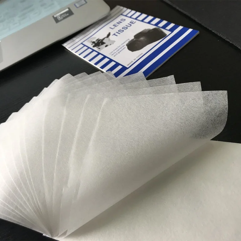 100 Sheets Camera Lens Cleaning Tissue Camera Lens Cleaning Microscope Cleaning Paper Eyeglasses Kit Lense Cleaner 2 Booklets