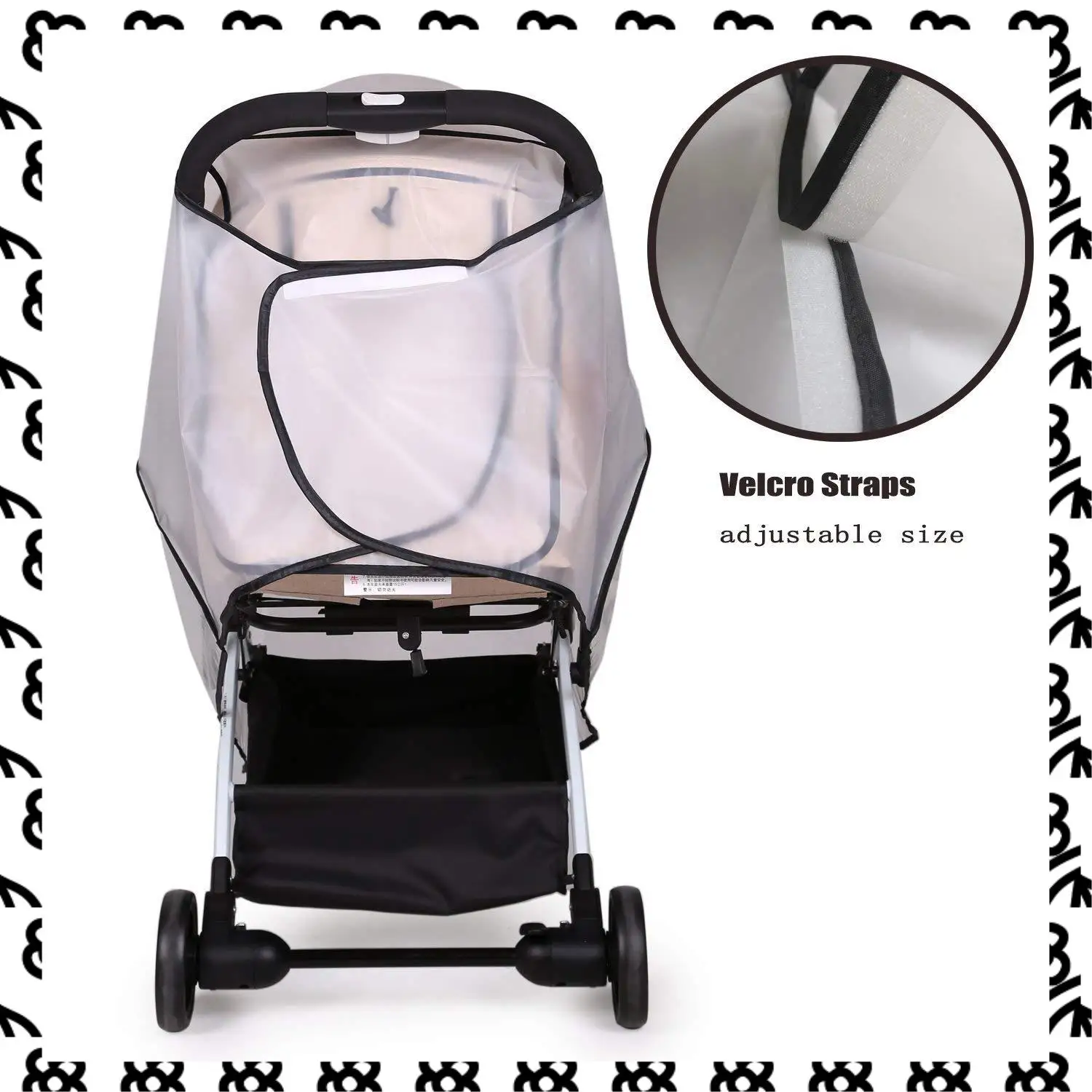 

Универсальный дождевик для коляски A07I, защита от атмосферных воздействий для детских путешествий, ветрозащитный, водонепроницаемый, защита от пыли и снега