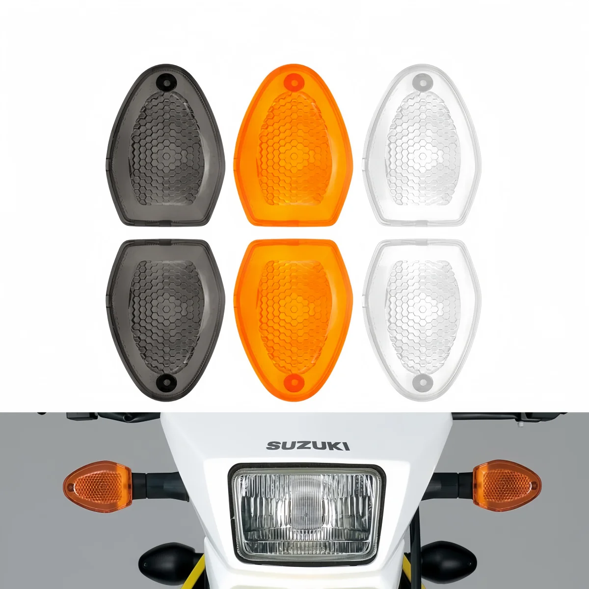 Turn Signal Light Lens For SUZUKI DL 1050 1000 650/XT/Adventure V-Strom GSF 1250 Bandit SV650 Motorcycle Indicator Cover Housing