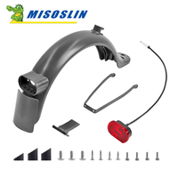 Upgraded Electric Scooter Fender Kit Scooter Rear Mudguard with Light Kit for  Xiaomi mi M365 Pro Pro 2 1S Mi3