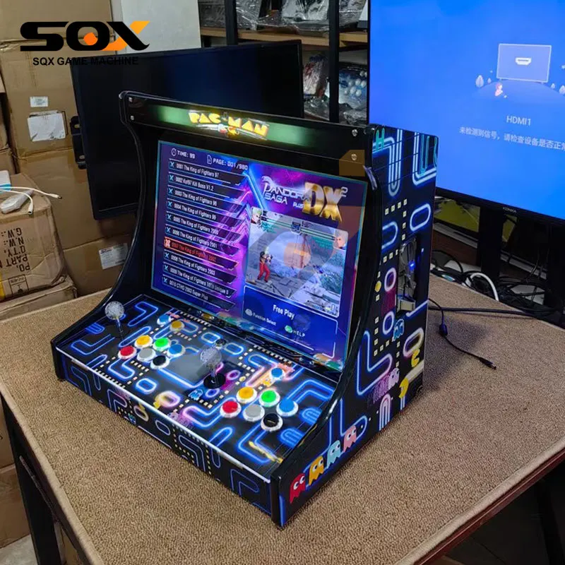 2026 1-4 Player Arcade Video Game Console Coin Operated Game Arcade Machine Pandora Arcade Box with LED Light Support