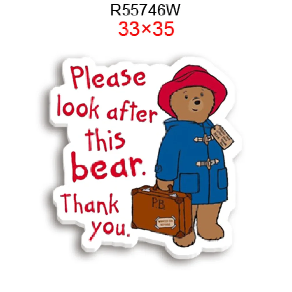 10pcs/lot P Bear W Resin Planar Transparent Glitter Acrylic Flatback for Charms DIY Bow Craft Supplies Phone Case Decorations