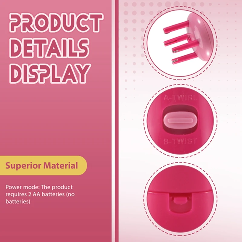 A01V-mulheres portátil elétrico automático diy ferramenta de penteado trança máquina tecer cabelo rolo torção trança dispositivo kit