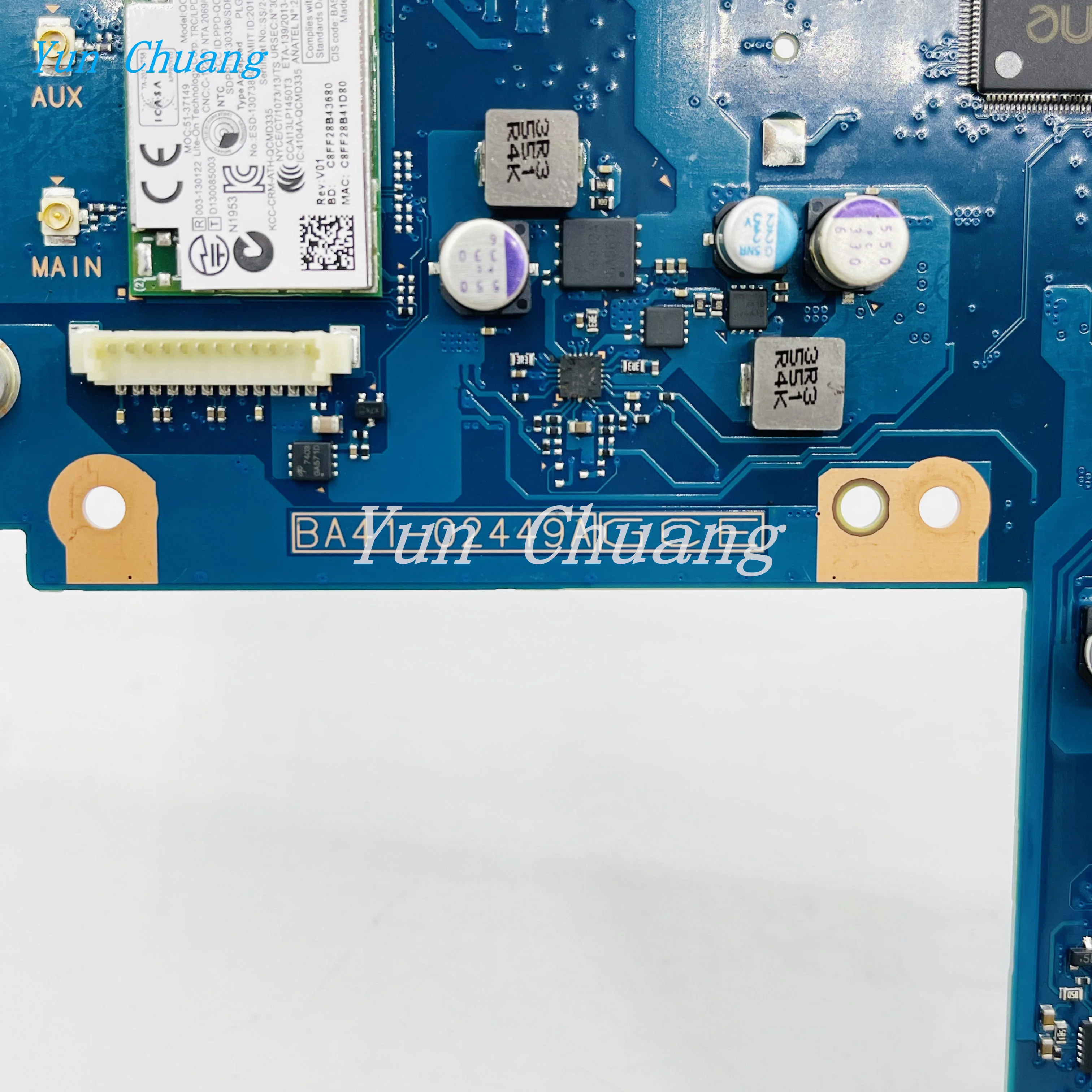BA41-02249A mian board For SAMSUNG NP370E4J 370E4J Laptop
