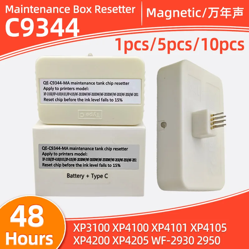 C9344 Maintenance Box Tank Chip Resetter For Epson L5590 L3550 XP-2200 XP-2205 XP-3200 3205 4200 4205 WF-2910 WF-2950 2930 2935
