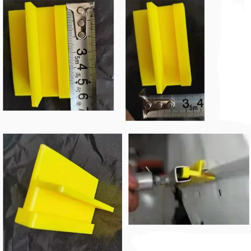 Gelbe Klebelaschen für die Dellenreparatur im Auto Connect Slide Hammer – Detail 5