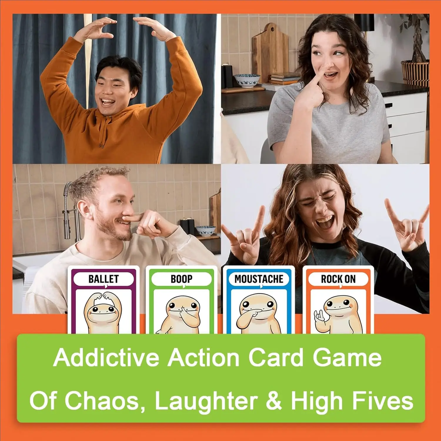

Coyote Party Game - Meet the action-packed card game full of high fives and havoc, Funny Action Card Games for Family Game Night