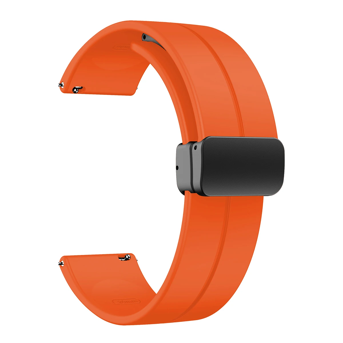 18 mm, 20 mm, 22 mm siliconen band voor de Samsung Galaxy Watch 7, 6, 5, 4 (40/44 mm), magnetische band voor de Huawei Watch GT7, 6 Pro, GT5, 4 Pro (46 mm).