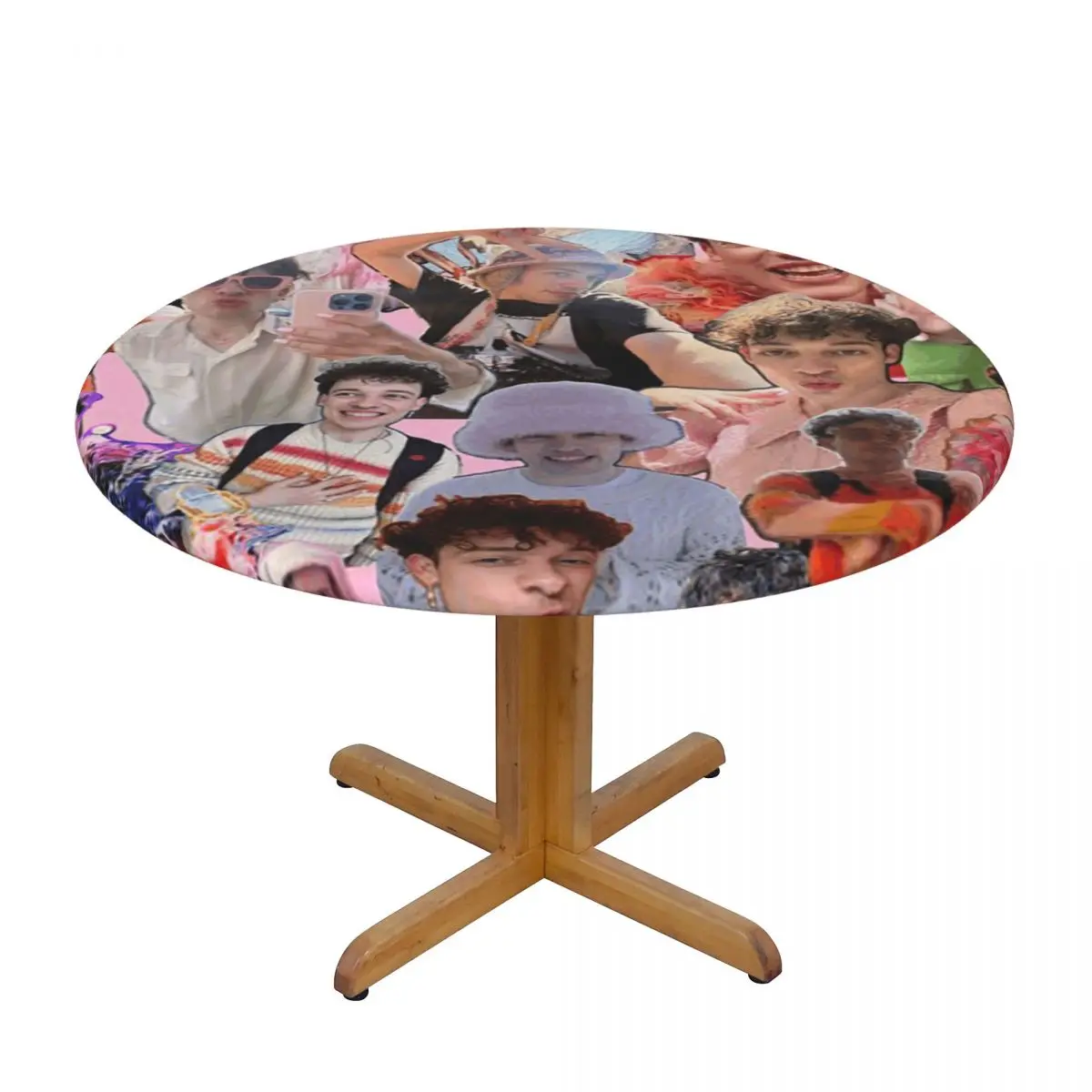 Nemo Eurovisions Switzerland Winner Waterproof Round Tablecloth Oilproof Table Cloth for Kitchen Events Dining Table Cover