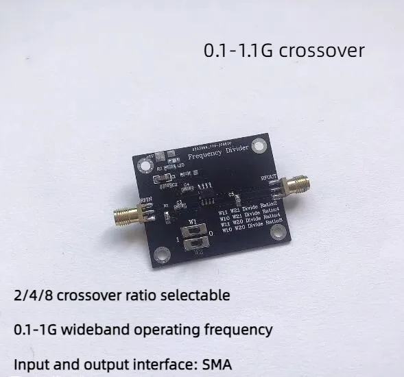 

RF Crossover Divider, Quad, Octal, Prescaler Microwave Crossover 1.1G Crossover