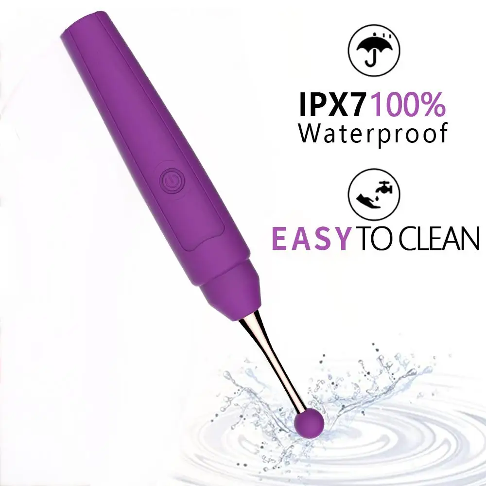 For Women, Use a Silicone Honey Bean Dot Fountain Pen, Vibrating Strongly at 10 Frequencies to Stimulate the C‑Spot for Massage view 2