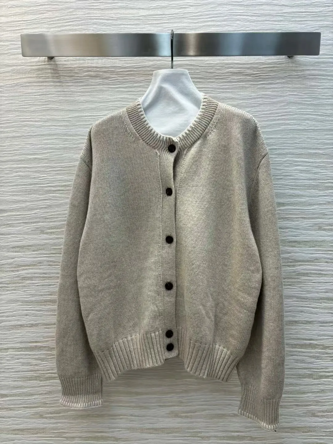 High end customized women's versatile cashmere cardigan