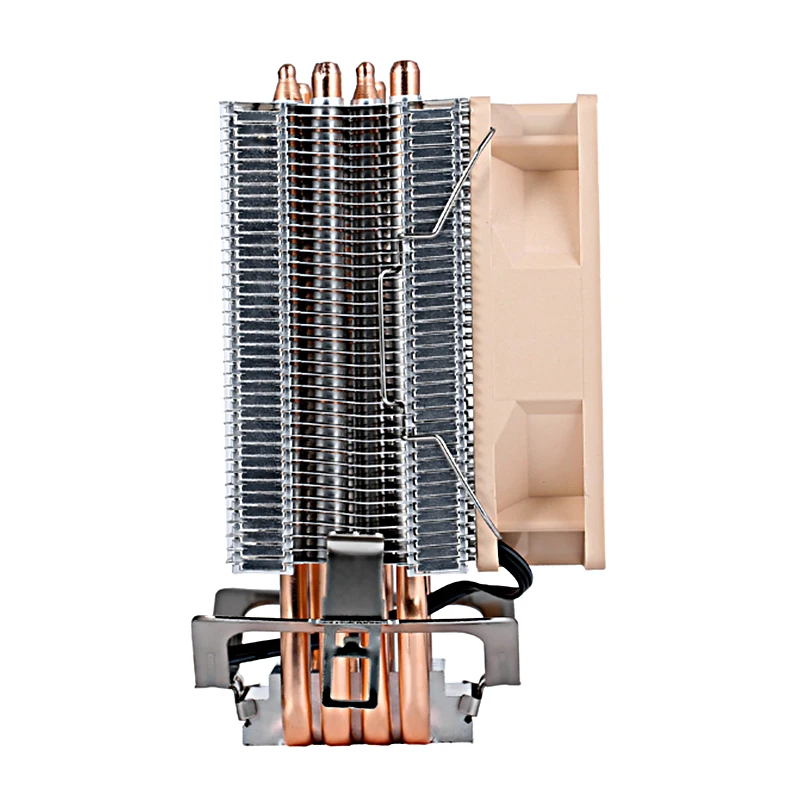 Ventilador de refrigeración de CPU, enfriador eficiente de 4 tubos de calor, radiador de PC refrigerado por aire, adecuado para instalar LGA2011 2066x79x99 2099 e5 e3 AMD