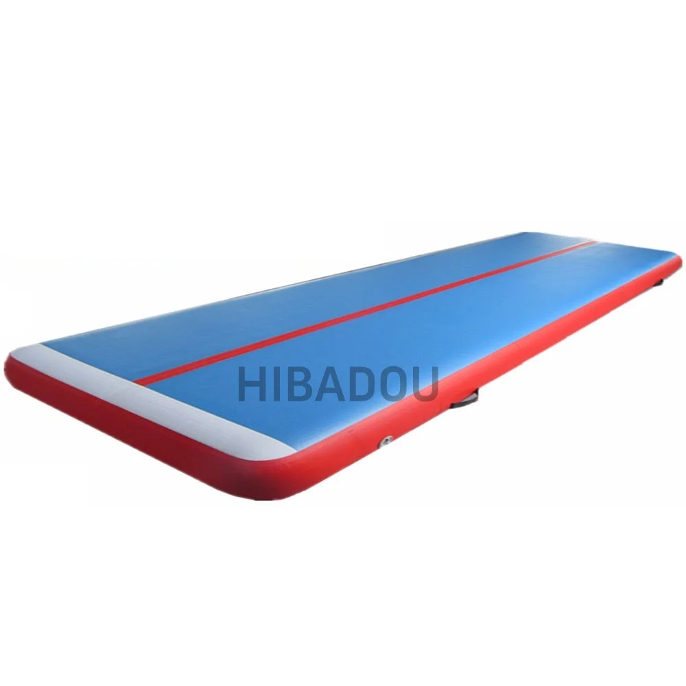 Aufblasbare Air Track 9 x 1 x 0,2 m Gymnastik-Luftmatte Tumble Track Tumbling Matte Aufblasbare Fußmatten mit einer Pumpe
