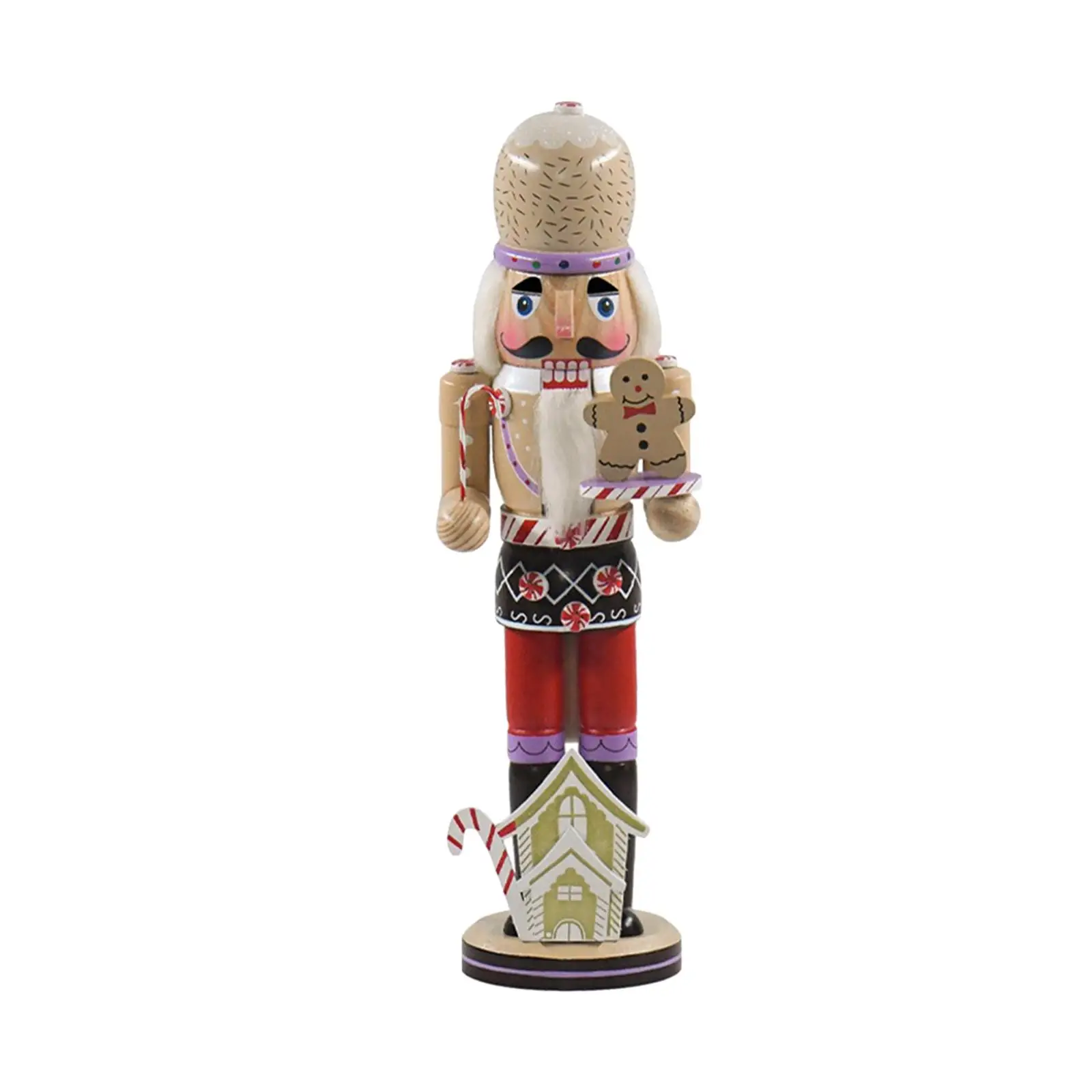 Wooden Figurine, Ornament Doll Toy, 14 Inch, Christmas Figurine for Festive