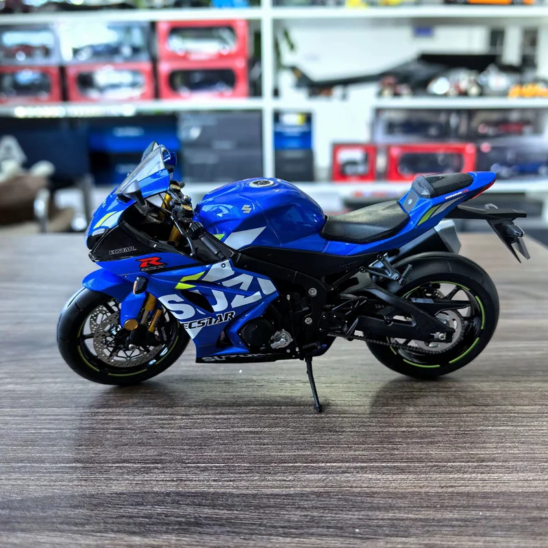 

1:18 Suzuki GSX-1000R Alloy Street Sports Motorcycle Model Simulation Diecast Metal Track Racing Motorcycle Model Kids Toys Gift