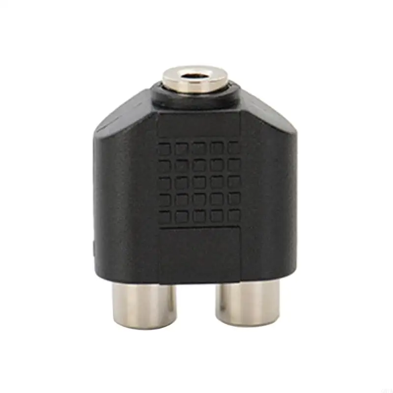 G8TA 3.5 มม. Stereo หญิงเป็น 2 RCA Adapter Converter 2PCS