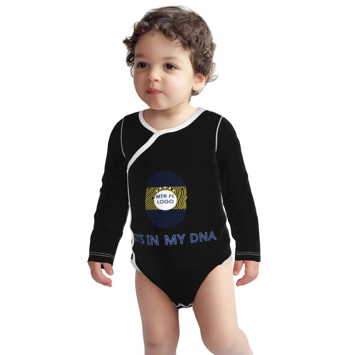 

Maccabi Tel Aviv Unisex Toddlers and Babies' Soft Thermal Long Sleeve Onesies Bodysuits Baby Romper