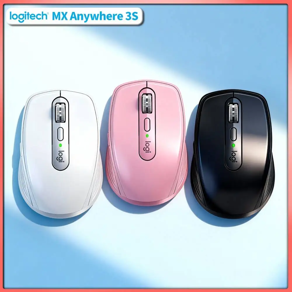 Wireless MX Anywhere 3S - 8000 DPI, Hyper-Scroll Wheel, Anti-Slip Grip, Perfect for Book Exhibition Trip Business Travel Pack