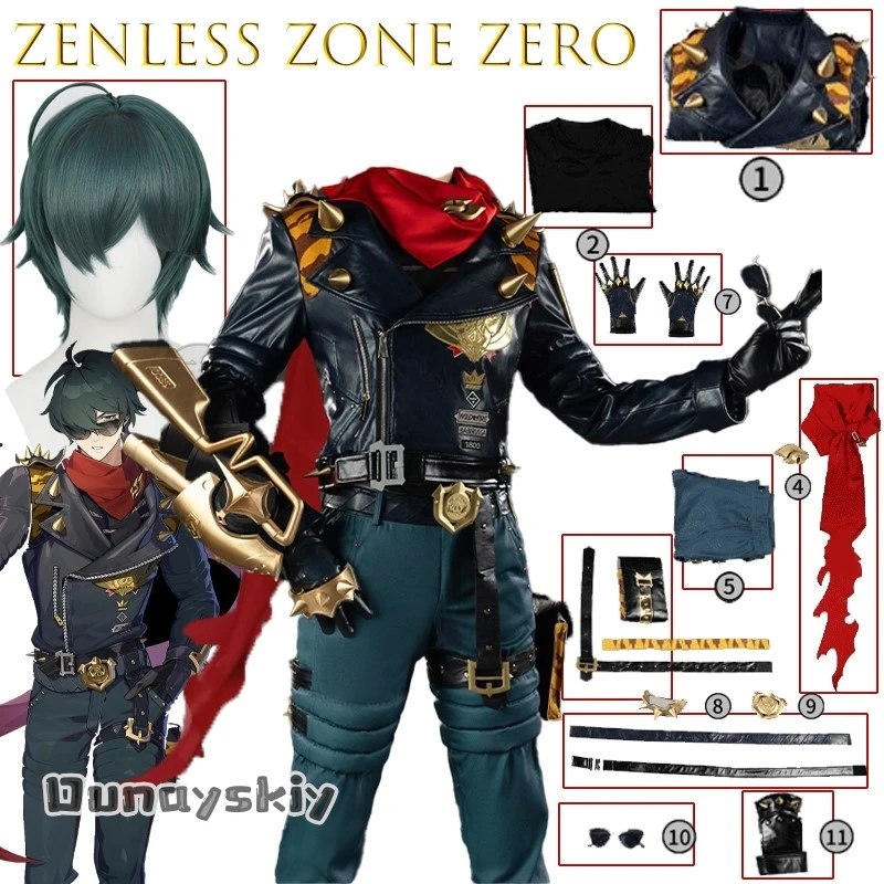 

{Yumekiri}BLighter Cosplay Costume Game Zenless Zone Zero ZZZ Sons Of Calydon Lighter Cosplay Arm Armor Halloween Costume Game