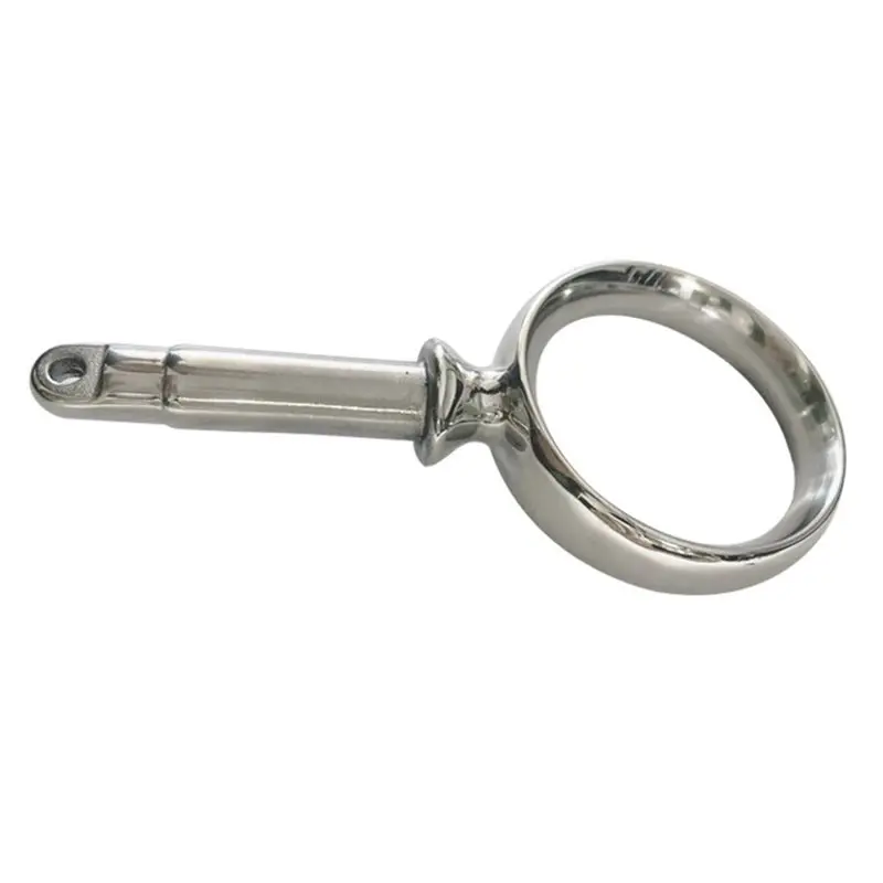 A26F-Boat Parts Accessories 2PCS Boat 316 Stainless Steel Oarlock Socket Side Mount Line Brass For Marine Yacht