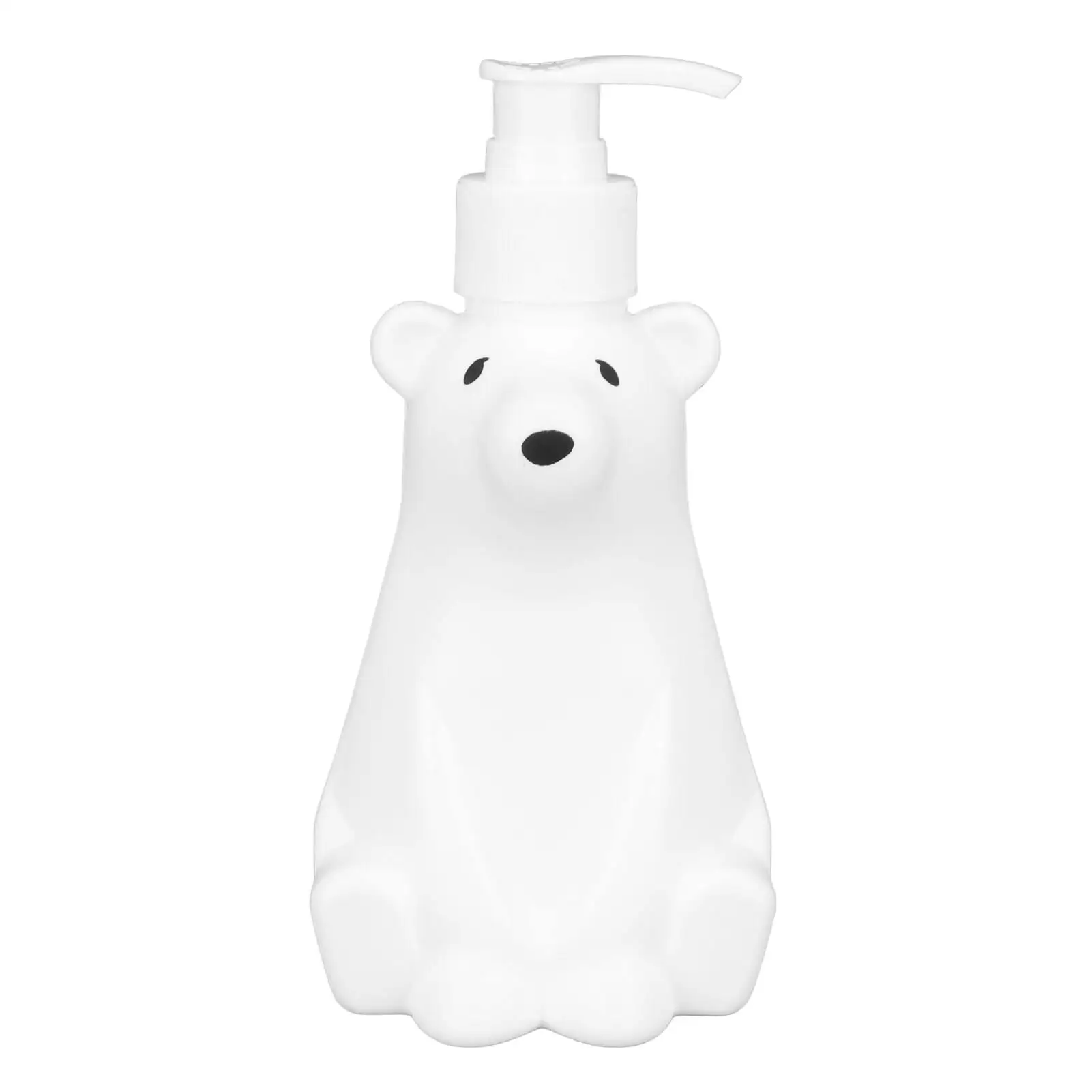 

White Bear Shampoo Dispenser Pump Bottle - Multi-Purpose, Space-Saving, Durable PP/PE for Shower & for toilet