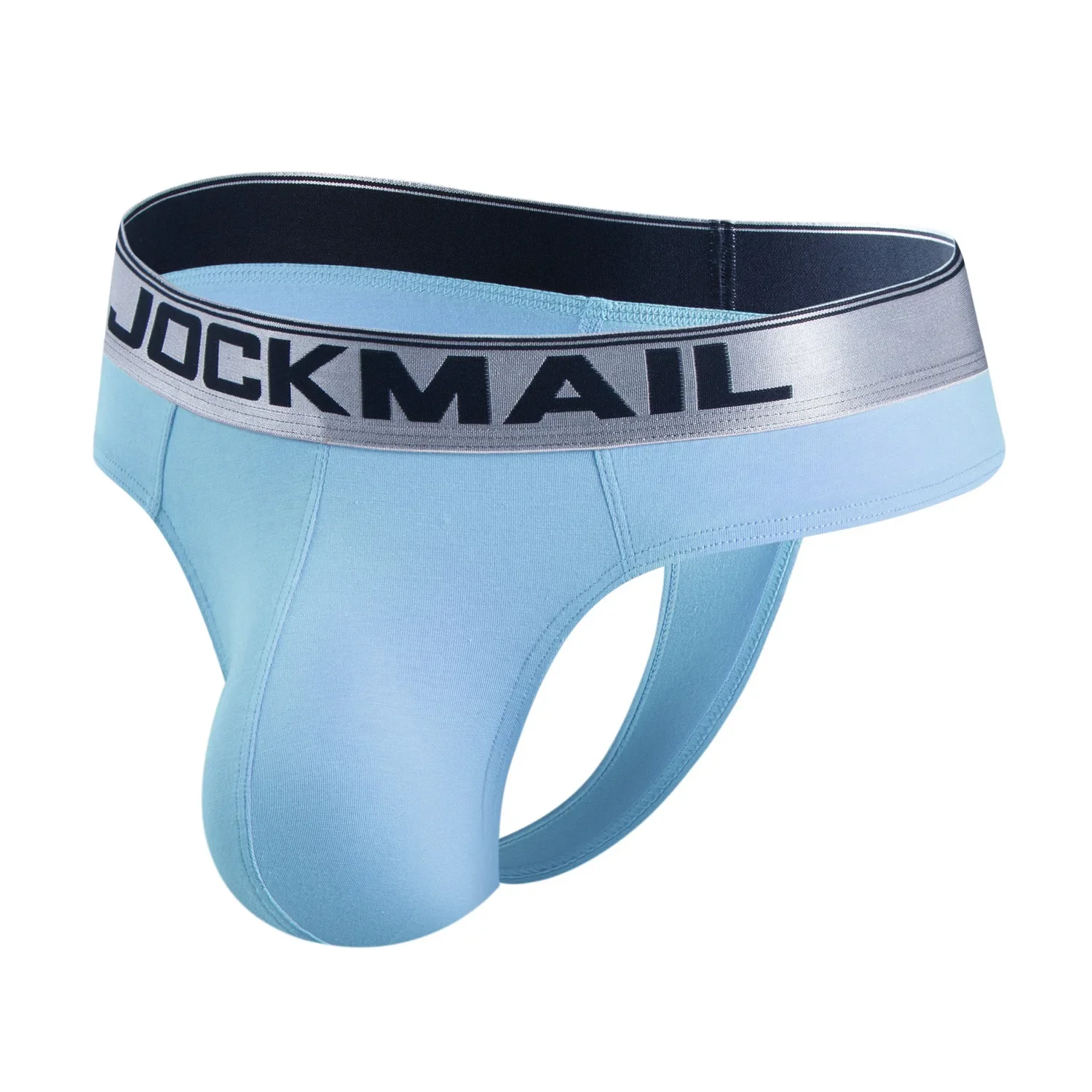 JOCKMAIL Mens Underwear Briefs Cotton New Embroidered Waist Low Waist 3D Large Bag Back Empty Sexy Sissy Panties Gay jockstrap