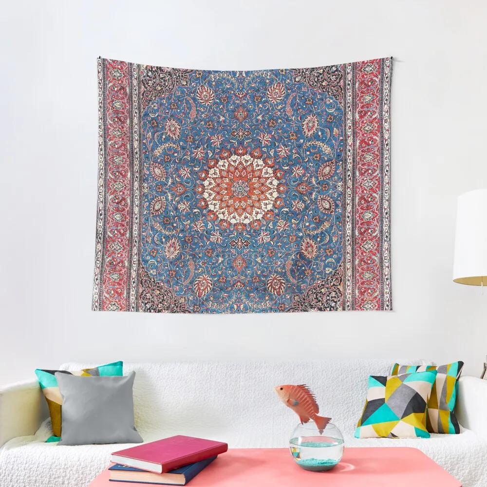 

Sarouk Antique Persian Rug Print Tapestry Room Decorations Outdoor Decoration Wall Coverings On The Wall Tapestry