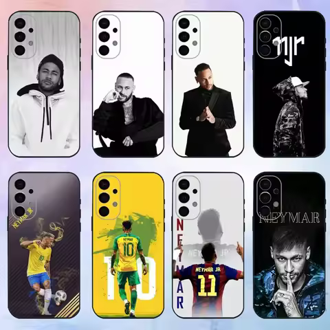 Cool Football Sport N-Neymar_S Phone Case For Samsung S25,S24,S21,S22,S23,S30,Ultra,S20,Plus,Fe,Lite,Note,10,9,5G Black Cover