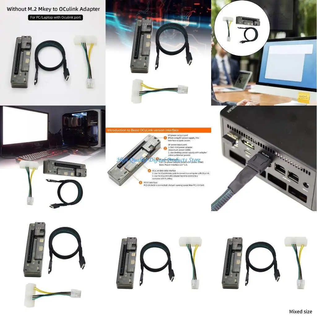 

U2JE Laptop External Independent Video Card GPU Dock GDC PCIe Graphics Card Expansion Dock for PC Notebook Laptop