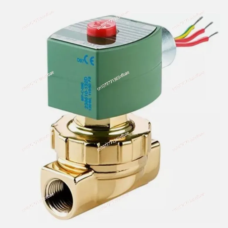 ASCO 8220G409 Solenoid Valve 220VAC 24VDC 2-Way Normally Closed Steam Hot Water 3/4