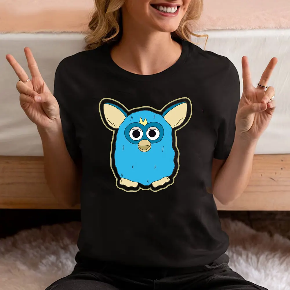 Furby Twilight Volturi New Moon Aro Caius Marcus The Volurby Funny Cartoon Classic Cotton T-Shirt  Tee Graphic T Shirts cotton