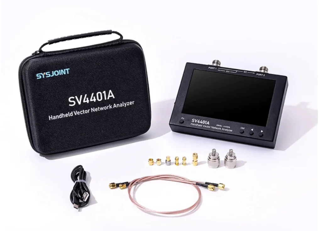 SV4401A 7 Inch Touch LCD 50KHz ~4.4GHz Vector Network Analyzer 8GB HF VHF UHF Antenna Analyzer Upgrade Of NanoVNA VNA FCC CE