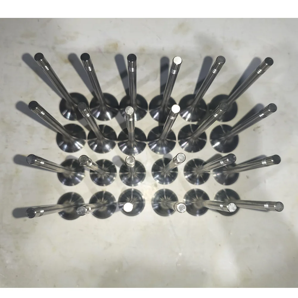 24X Intake Exhaust Valves Fit OM642 3.0 L V6 Diesel For 05-20 Mercedes-Benz C-Class CLK CLS E-Class G-Class GLC GLE 3.0L