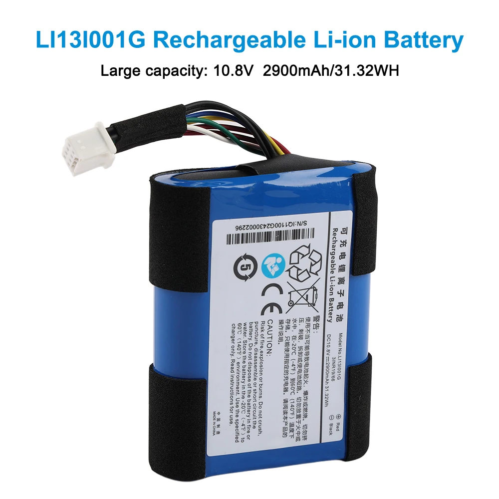 LI13I001G 10.8V 2900mAh Replacement Li-ion Battery For Mindray LI13I001G 3INR19/66 31.32Wh