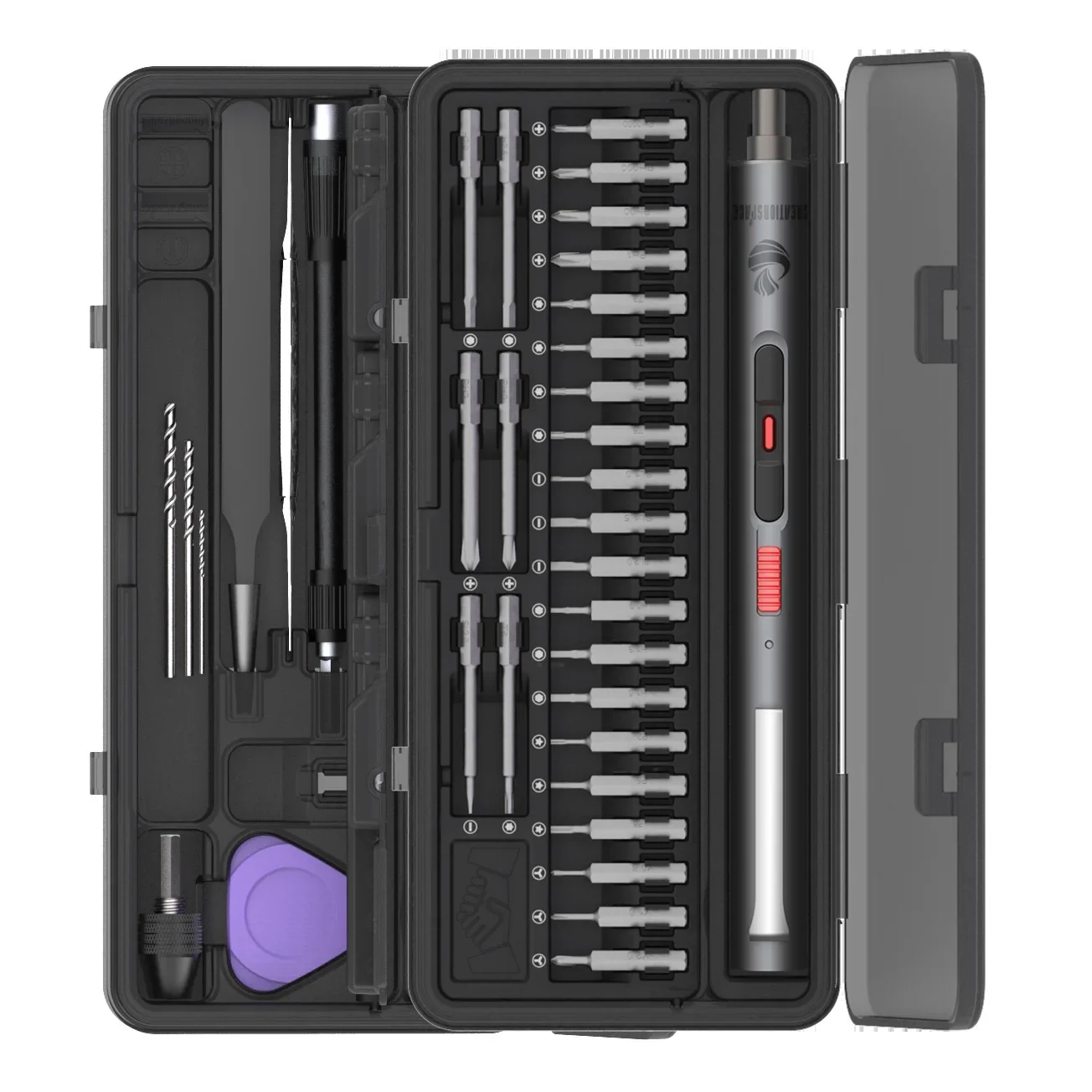 CreationSpace CS0802A مفك الحفر الكهربائي ثنائي الغرض مفك كهربائي صغير مجموعة أدوات الحفر الكهربائية اللاسلكية #5