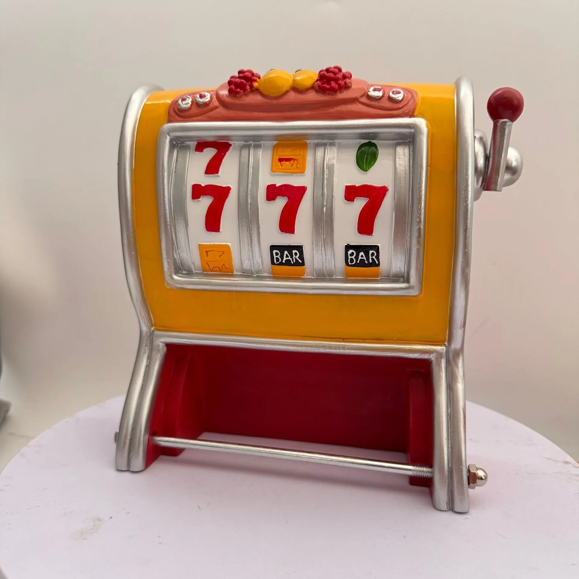 Slot Machine Toilet Roll Holder Vending Machine Style Toilet Paper Holder for Home Bathroom Decor