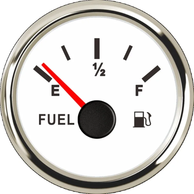 For52mm pointer fuel gauge, harvester oil level gauge, excavator oil forklift truck, car 12V24V gauge
